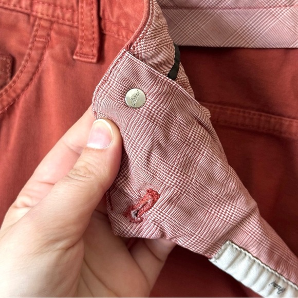 Brioni Jeans Mens 38x30 Terracotta Orange STELVIO Straight Leg Pant Luxury Italy - Picture 11 of 13